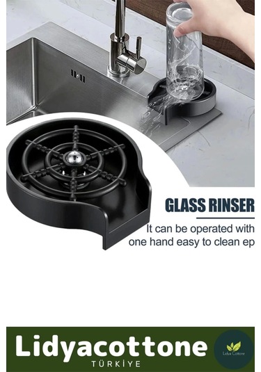 Bulaşık Durulama Bardak Yıkama Aparatı Mutfak Lavaboları İçin Hızlı Kupa Durulama