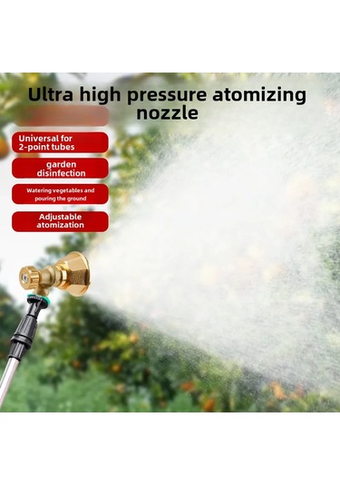 Mufunye Tarım İçin Ayarlanabilir Rüzgar Dayanıklı Bakır Seramik Sprey Ağızlıği - Yüksek Basınçlı Karbon Spiral Vantilatör Buharlayıcı