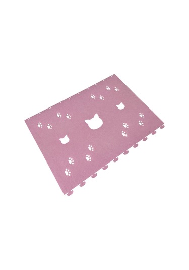 Kedi Oyuncağı Tüneli 1. Kalite 3mm Keçeden Geçmeli Kedi Ve Pati Figürlü 9 Renk A6