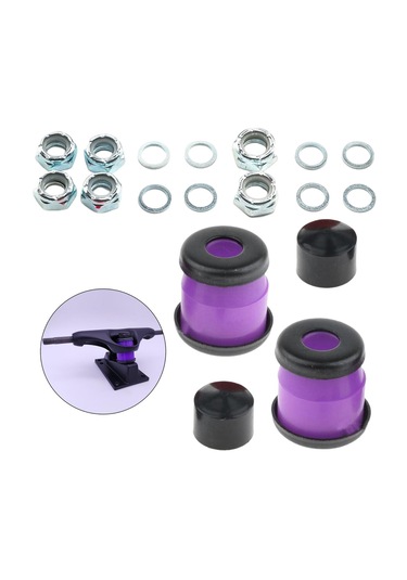 Homyl Kaykay Kamyon Burçları Kiti Kupası Şok Emici Mor-11-mm Mor Çok Renkli