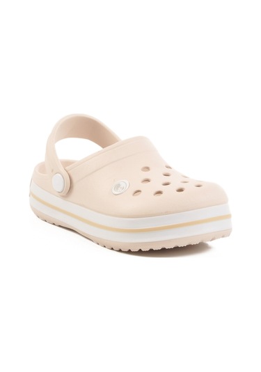 Ekru Eva Hafif Unisex Çocuk Sabo Terlik 214 F Ekru