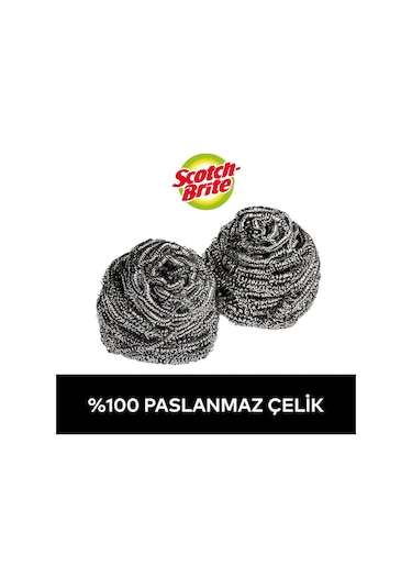 Scotchbrite Paslanmaz Çelik Bulaşık Teli 3'lü