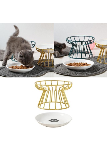 Homyl Kediler Ve Köpekler Için Seramik Yükseltilmiş Hayvan