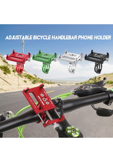 Gub-mountian Bisiklet Telefon Montajı Evrensel Ayarlanabilir,y4896r Kırmızı