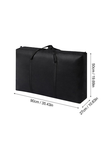Unimarket Büyük Kapasiteli Saklama Çantası, Taşınabilir, Katlanabilir, Saplı Ve Fermuarlı, Hafif Kumaş Kaplama Çantası, Giysi, Yorgan Ve Oyuncak Bebeklerin Saklanması Için Kullanılır. T2x996