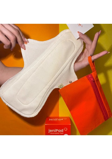 Jenipad Yıkanabilir Lohusa & İdrar Kaçırma Pedi Beyaz