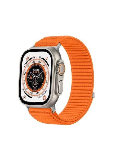 Watch 44/45/46/49 Mm Uyumlu Pro Cırt Cırtlı Spor Loop Saat Kordonu