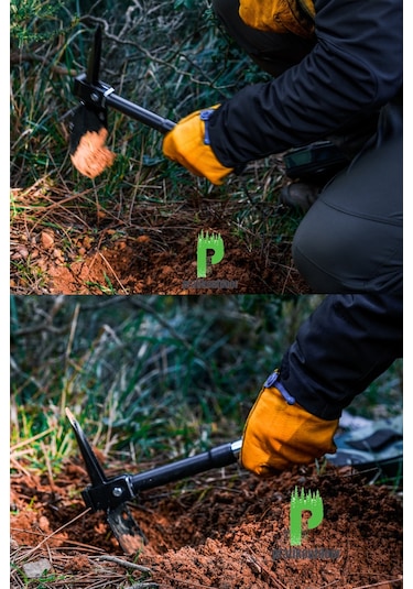 Katlanır Multi Çelik Kürek. Çekiç. Çapa - Multitools