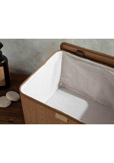 English Home Gina Bambu Saklama Kutusu Açık Kahveren 33x23x20 Cm