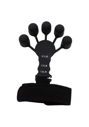 Maoyaya Parmak Ve El Kavrama Güçlendirici Egzersiz Aleti Siyah Altın