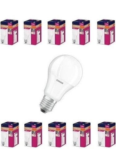 Osram 8.5 Watt Led Ampul 6500K Beyaz E27-10 Adet