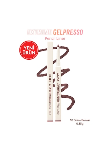 Clıo Extreme Gelpresso Pencil Liner 10 Glam Brown