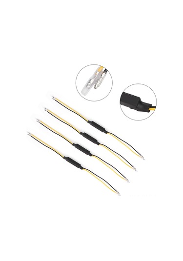 Springsun 12v-24v 20w Motosiklet Led Dekoder, Led Lambalar Yükleyince İşaret Işıkları Hızlı Yanma Sorunu Çözücü, 4 Adet Paket