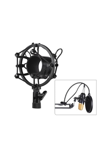 Didadodo Springsun Pro Metal Mikrofon Şok Tutucu - 43-46mm, Titreşim Önleyici Yayın/kayıt İçin