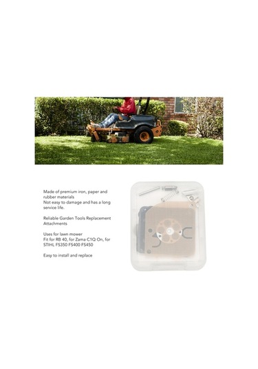 Ulzyvf Lebihmurah 5109 Karbüratör Tamir Takımı, Bakım İçin Çim Biçme Makinesi İçin Diyafram Contası Yeniden Oluşturma Seti Demiri, Tamir Seti