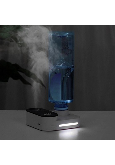 Kamera Şekli Maden Suyu Şişesi Nemlendirici Ev Ofis Aromalı Uçucu Yağ Difüzör Usb Sisleyici Mist Maker Gece Işığı İle Pembe