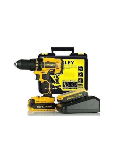 Stanley SCD201D2K-TR 18V 2Ah Li-Ion Çift Akülü Vidalama Matkap