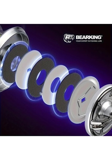 Fochsia Bearkıng As 9+1 Rulmanlı Denız Tatlı Su Içın 2000 Sku Denızcılık Olta Makınesı