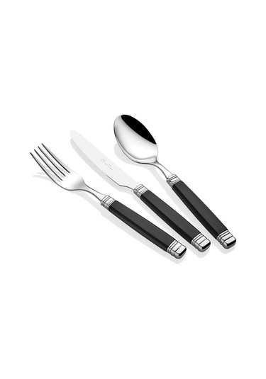 Rossini Siyah 75 Parça Çatal Bıçak Seti Diğer