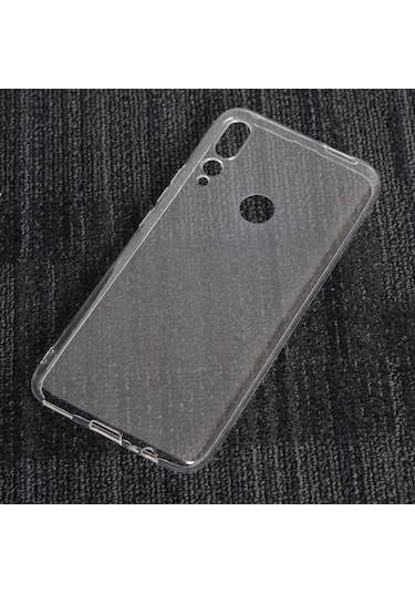 Huawei Y9 Prime 2019 Kaliteli Seffaf Süper Silikon Kilif 557381062