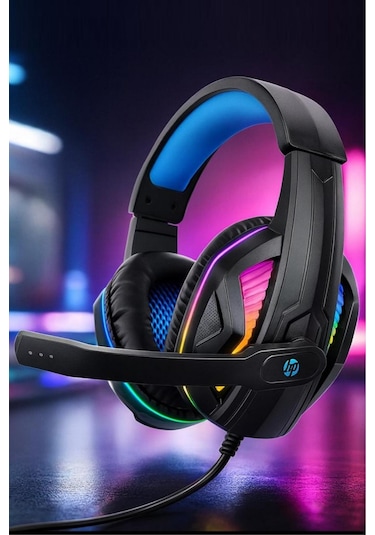 Hp Dhe-8010um Işıklı Mikrofonlu Gaming Oyuncu Kulaklığı