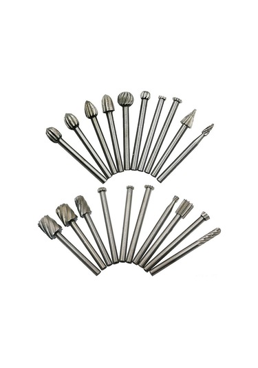 Lemestar 20 Parça Hızlı Çekirdekli Ahşap Oyma Freze Ucu Seti - Elektrikli Freze Ve Matkap İçin Dayanıklı Hss Malzeme