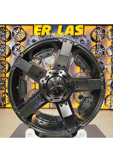 4 Adet Wrs-5238 9 18 5 120 Et25 65,1 M.black Mack Jant Takım