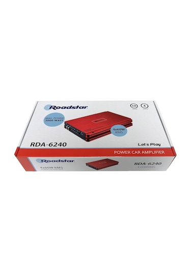 Garaj Dünyası Roadstar Rda-6240 4 Kanal Ab Klass Oto Amfi 3000w M