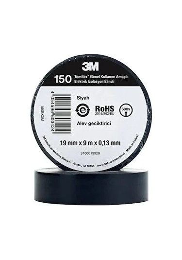 1 Adet Elektrik Izolasyon Bantı Temflex-1300 Izole Bant