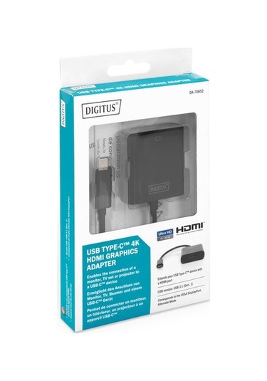 Digitus DA-70852 Type-C 3.1 Gen - HDMI Dönüştürücü