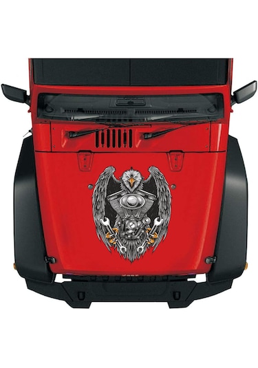 Kartal Beşiktaş V Motor Harlet Davidson Sticker - Araba Oto Motosiklet Karavan Sticker - 00249 10X8 Cm