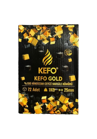 Kefo Gold 1 Kg Nargile Kömürü