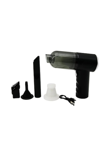 Buffer 3in1 Araç İçi Kablosuz Şarjlı Mini El Süpürgesi Vakum Ve Üfleme