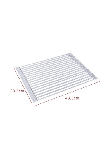 Dancemonkey Mutfak Rafı Lavabo Kase Yüksek Kapasiteli Su Filtreleri 43x33cm Gri