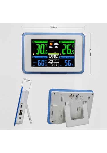 H168g Çok Fonksiyonlu Kablosuz Ev/ofis Hava İstasyonu Renkli Beyaz