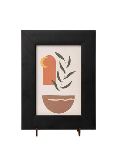 Dekoratif 4'lü Fotoğraf Çerçevesi - Siyah