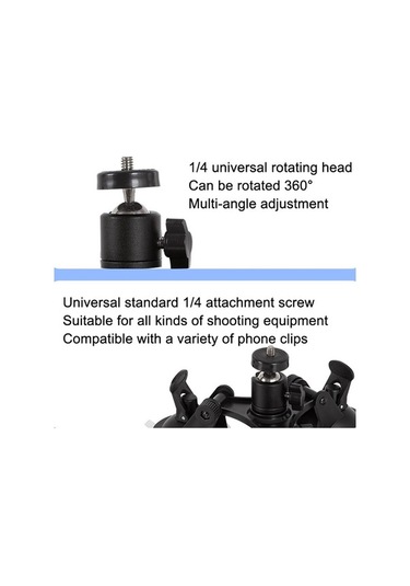 Wondernest Araba Genel Amaçlı Vakumlu Araç Braketi, Ptz + Gopro Vida İle Sabit Cam Video Çekim Tabanı Çok Renkli