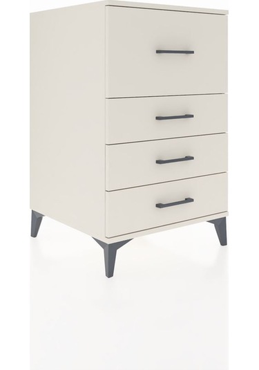 Kronos Komodin 4 Çekmeceli 60x59x96 Aytaşı-aytaşı Aytaşı