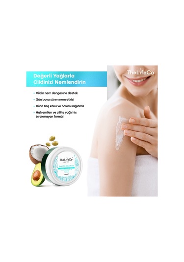 Thelifeco Skinfood Değerli Yağlar Serisi Doğal Cilt Bakım Kremi 100 ML