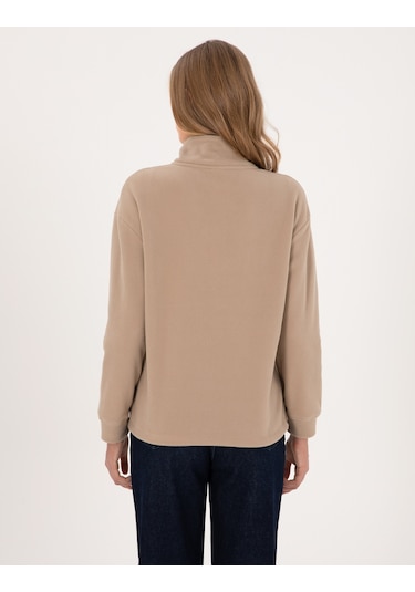 Pierre Cardin Kadın Bej Sweatshirt 50314954-vr011 Bej
