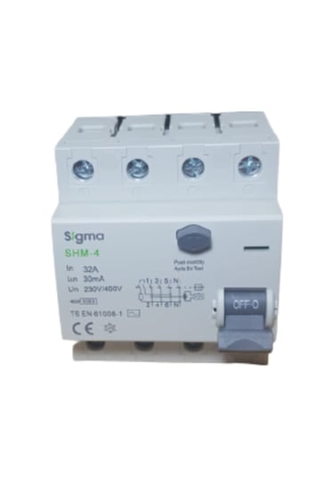 4X32A 30Ma Kaçak Akım Rölesi Sigma N11.36
