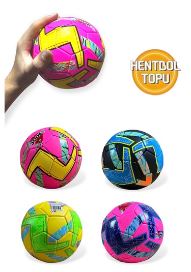 Hentbol Topu Renkli Çocuk Mini Futbol Topu İç Mekan Minik Top Çok Renkli