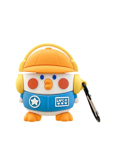 E2M AIRPODS 1-2 KILIF STAR ÖRDEK TURUNCU