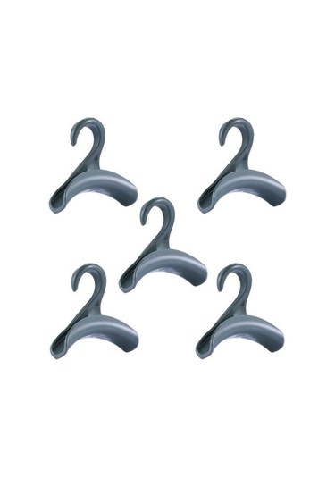 Novahub Gri 5 Adet Çanta Askısı Çok Fonksiyonlu Çanta Askısı Kemer Şekli Eşarp Şapka Kemer Organizatör Tutucu Ev Gardırop İçin Gri Gri