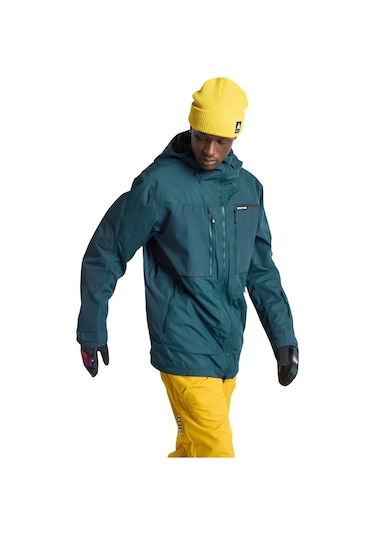 Burton Burton Frostner Erkek Yeşil Snowboard Ceketi 3700 Yeşil