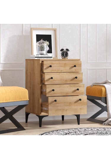 Decormet Holy Şifonyer Safir Meşe Diğer