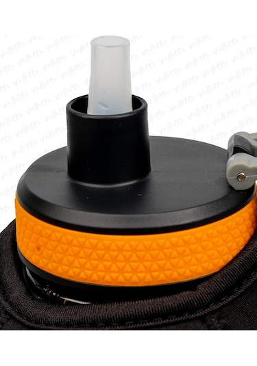 Valletta Winta Bpa Içermez Motivasyonel Su Matarası 2.5 Litre Siyah Su Matarası Suluk