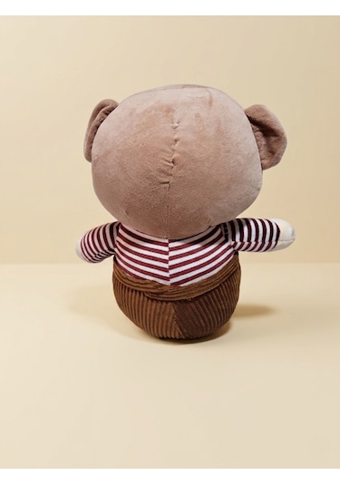 Peluş Tulumlu Ayıcık 45 Cm Kahverengi