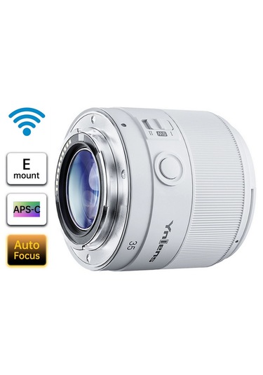 Yongnuo 35mm F1.8s Da Dsm Wl Aps-c Otofokus Wireless Lens, Beyaz Sony E