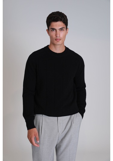 Lufian Lıght Erkek Kazak Siyah Siyah 112090139100100 Siyah